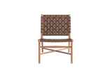 Lauren Leather & Wood Accent Chair