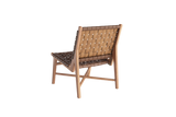 Lauren Leather & Wood Accent Chair