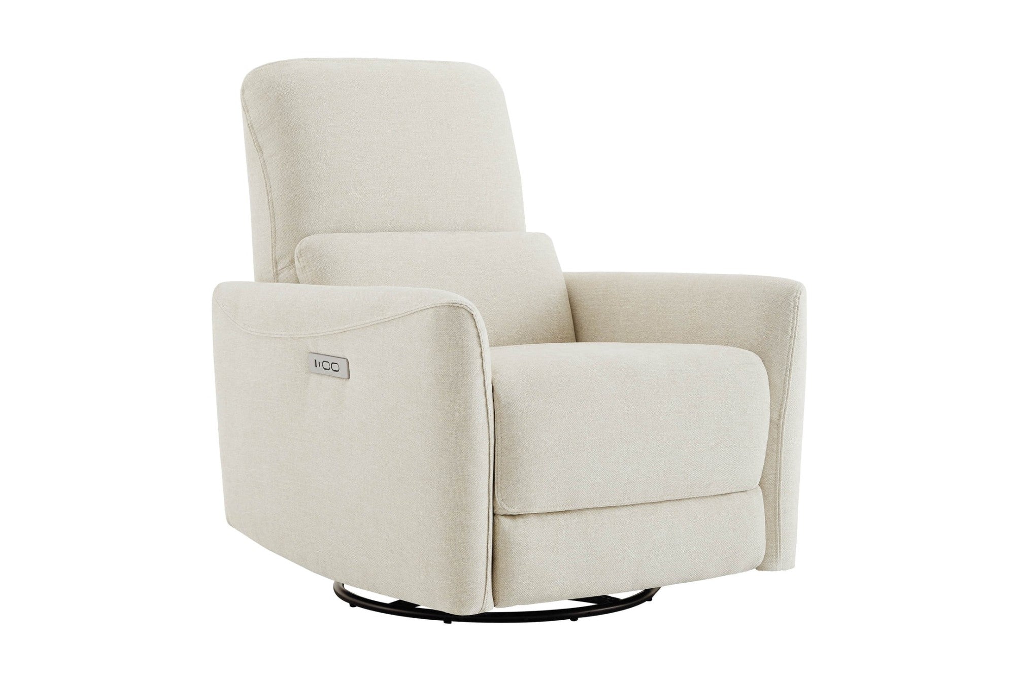 Valencia Kirstin Performance Fabric Swivel Glider Recliner Chair, Beige