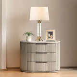 Chianti Luxury Chanel Nightstand w/USB Port - Light Oak