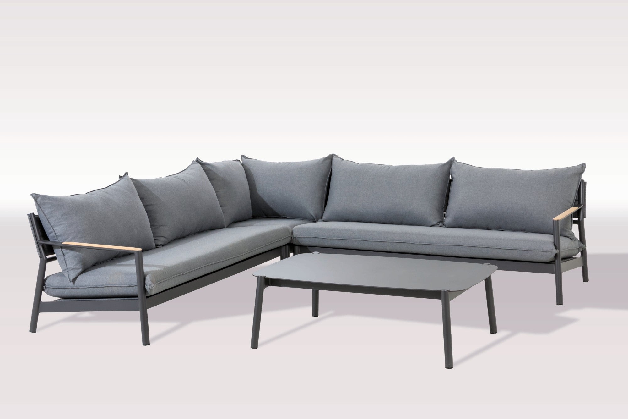 Lena 4-Piece Outdoor Corner Sectional Set