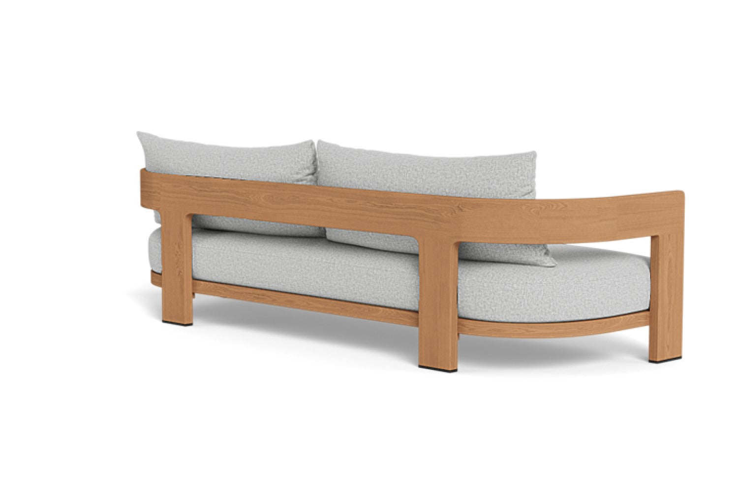 Valencia Leopold Teak Three Seat Sofa, Natural