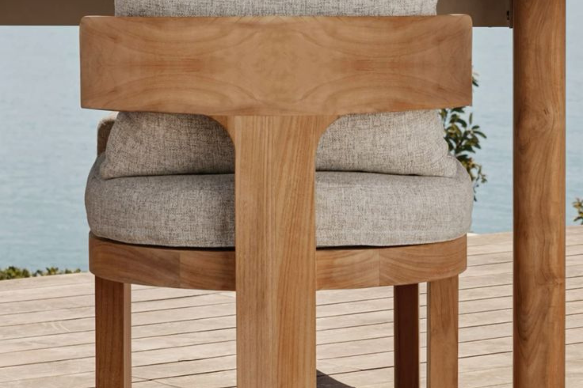 Leopold Teak Outdoor Dining Chair