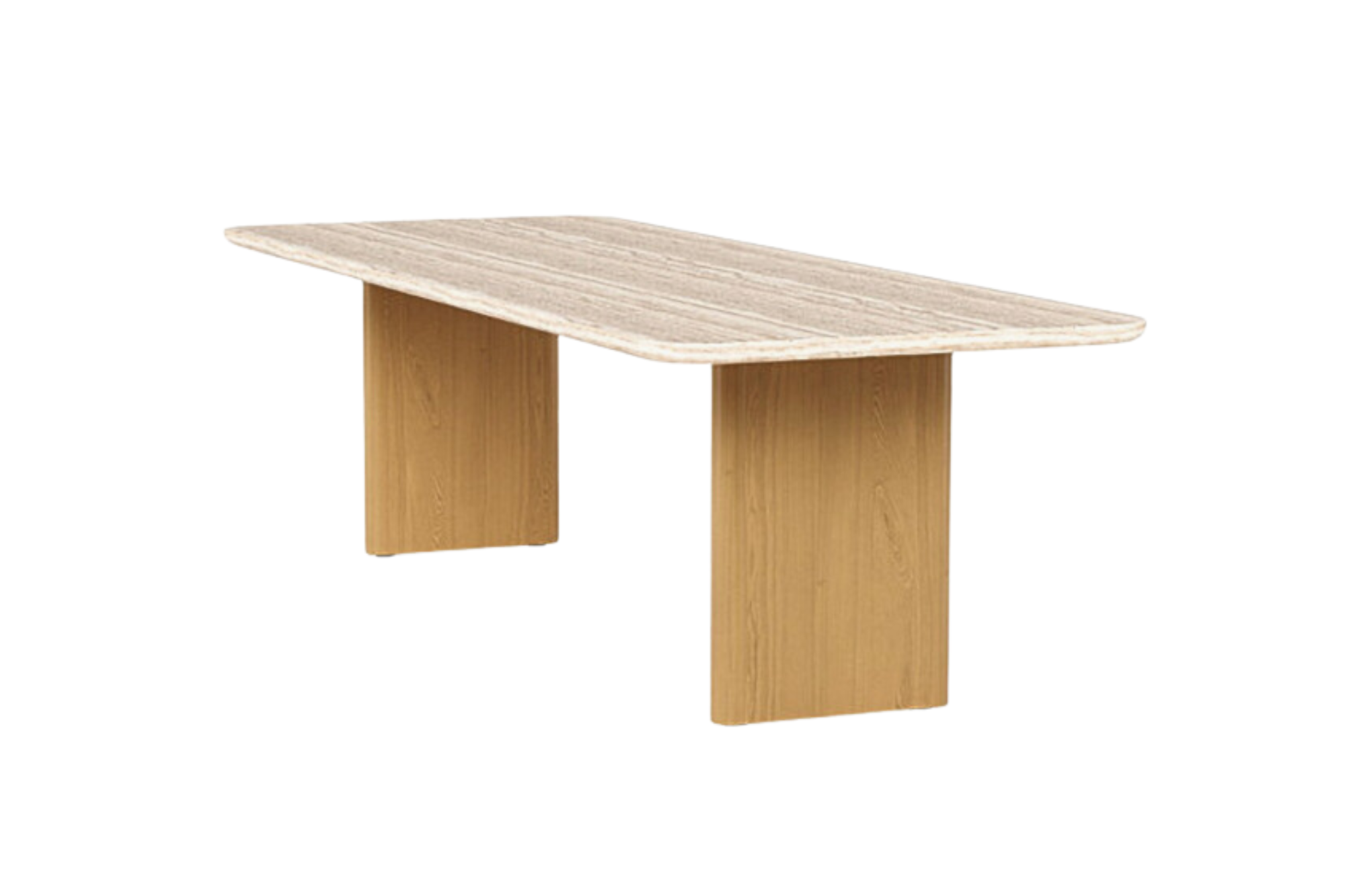 Valencia Leopold Teak Rectangular Outdoor Dining Table, Natural