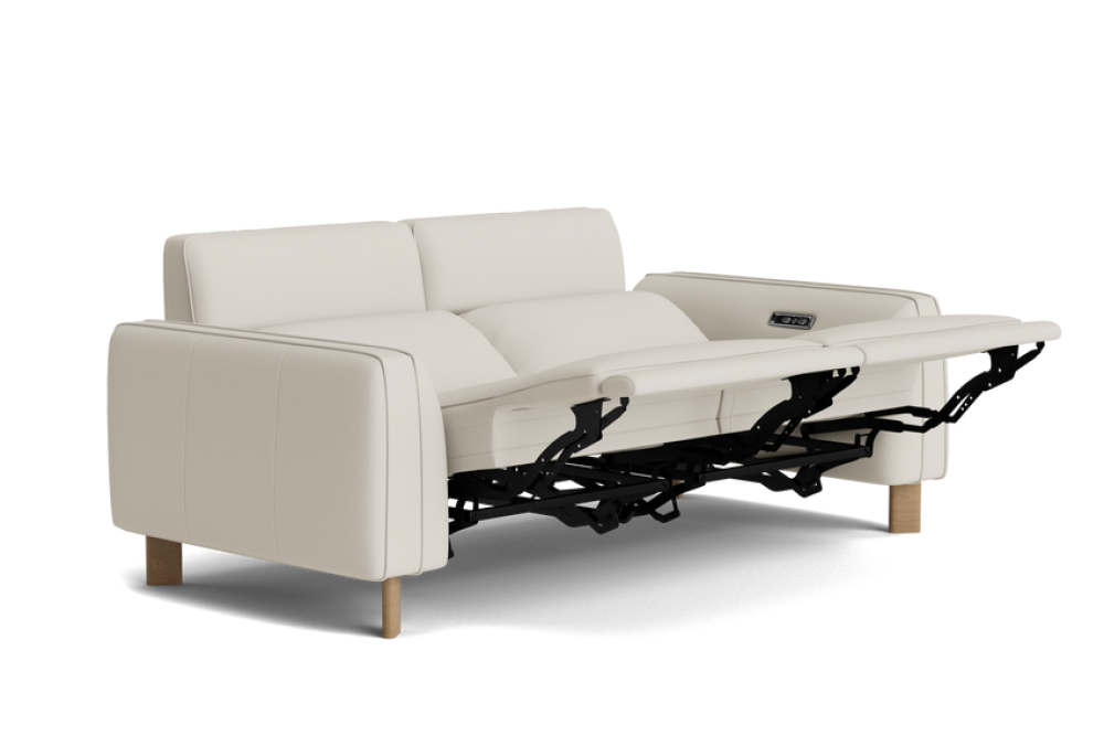 Lesley Leather Recliner Sofa