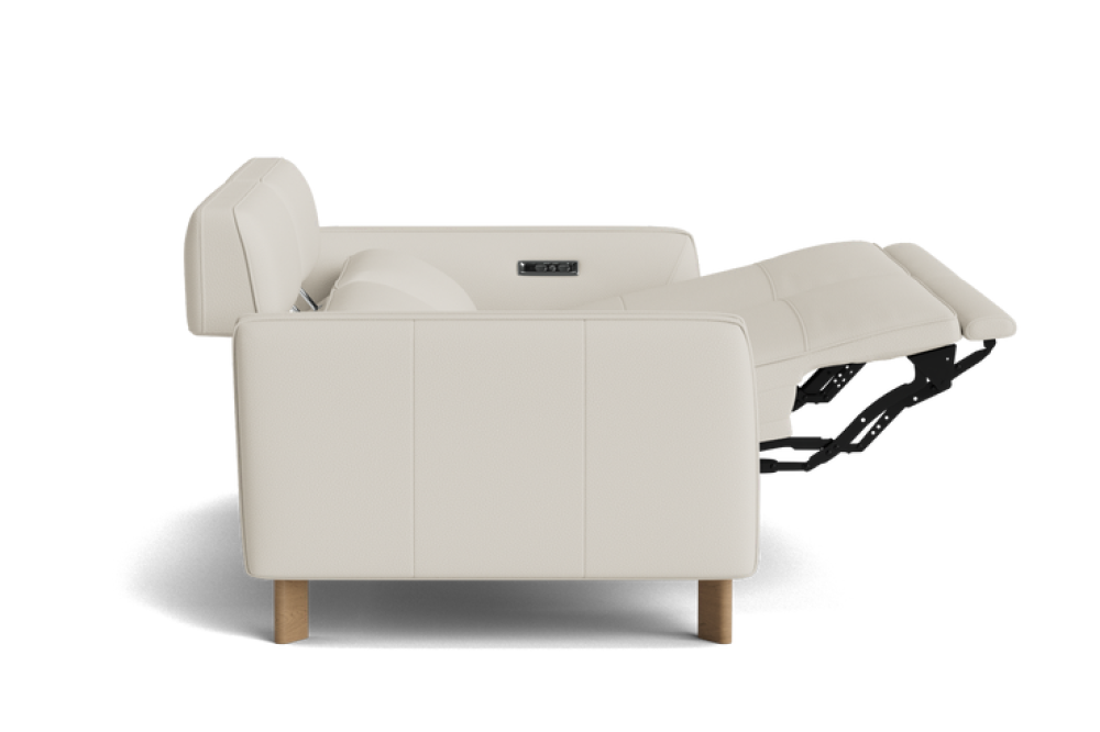 Lesley Leather Recliner Sofa