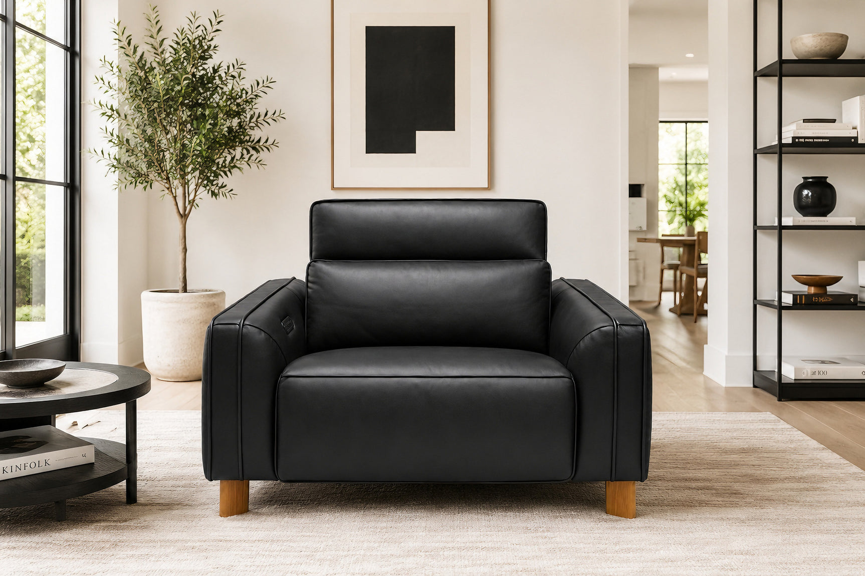 Lesley Leather Recliner Chair