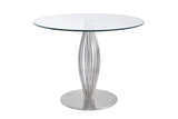 Coralie Glass Round Dining Table