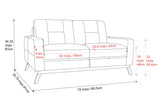 Francesca Leather Sofa