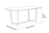 Luca Natural Marble Dining Table