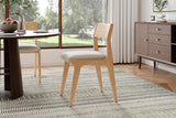 Lucrezia Fabric Dining Chair (Set of 2)