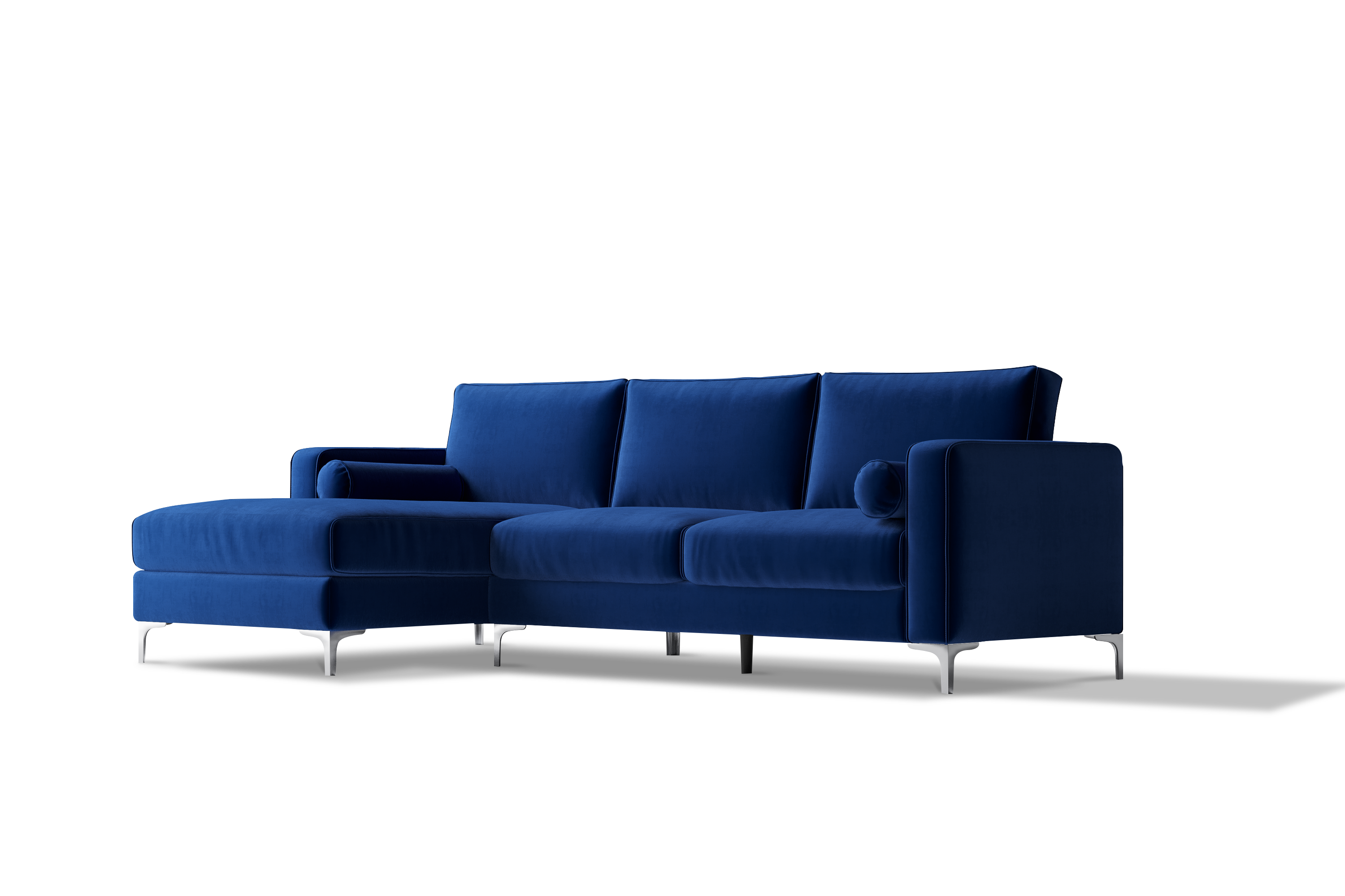 Valencia Luna L Shape Sofa, Blue