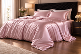 Lustre Luxe Elegant Duvet Set - Fairy Pink