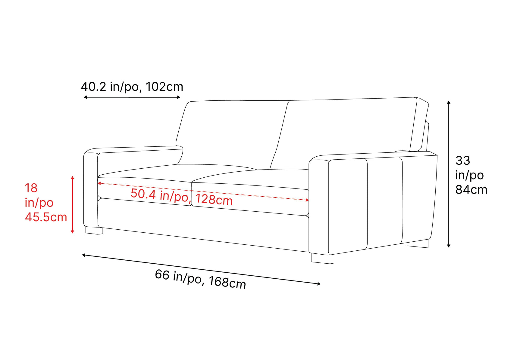 Luton Leather Sofa