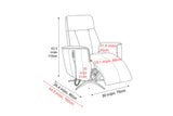 Valencia Lysand Leather Swivel Recliner Chair