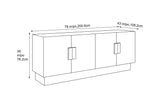 Maelle Ash Wood Sideboard
