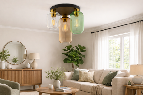 Marco Mid-Century Modern Flush Mount Light 3