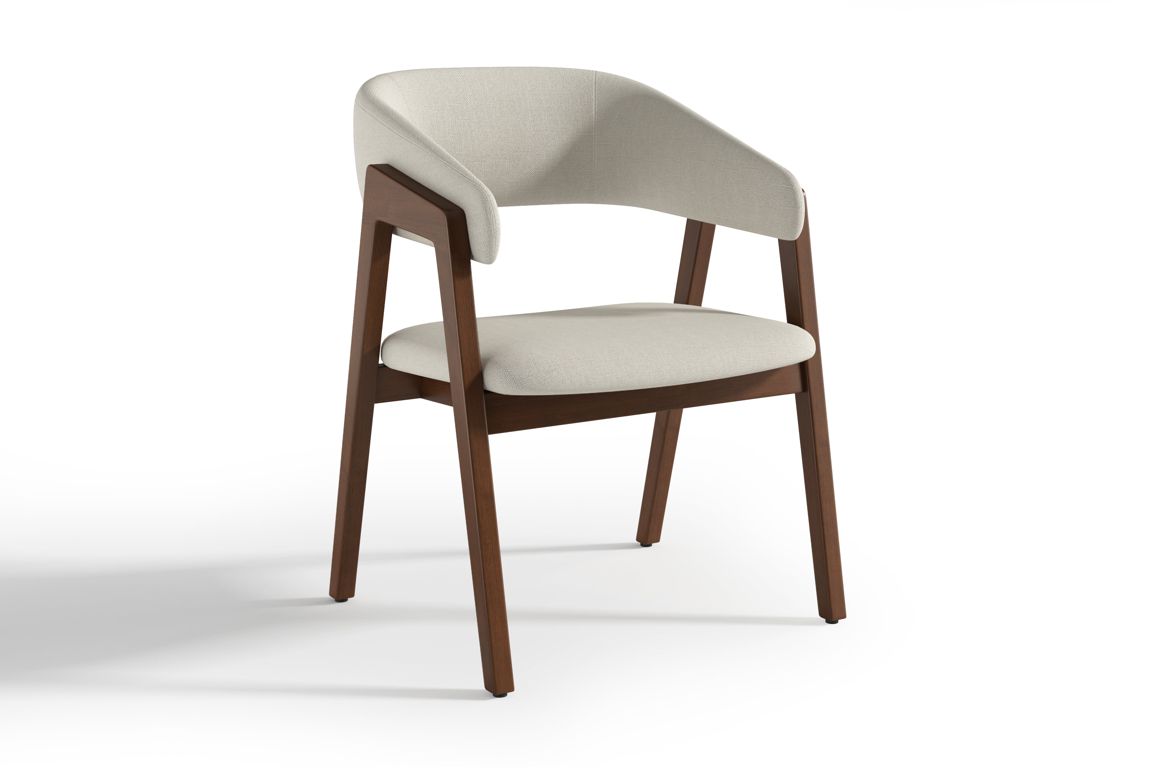 Valencia Mario Wood Dining Chair, Beige