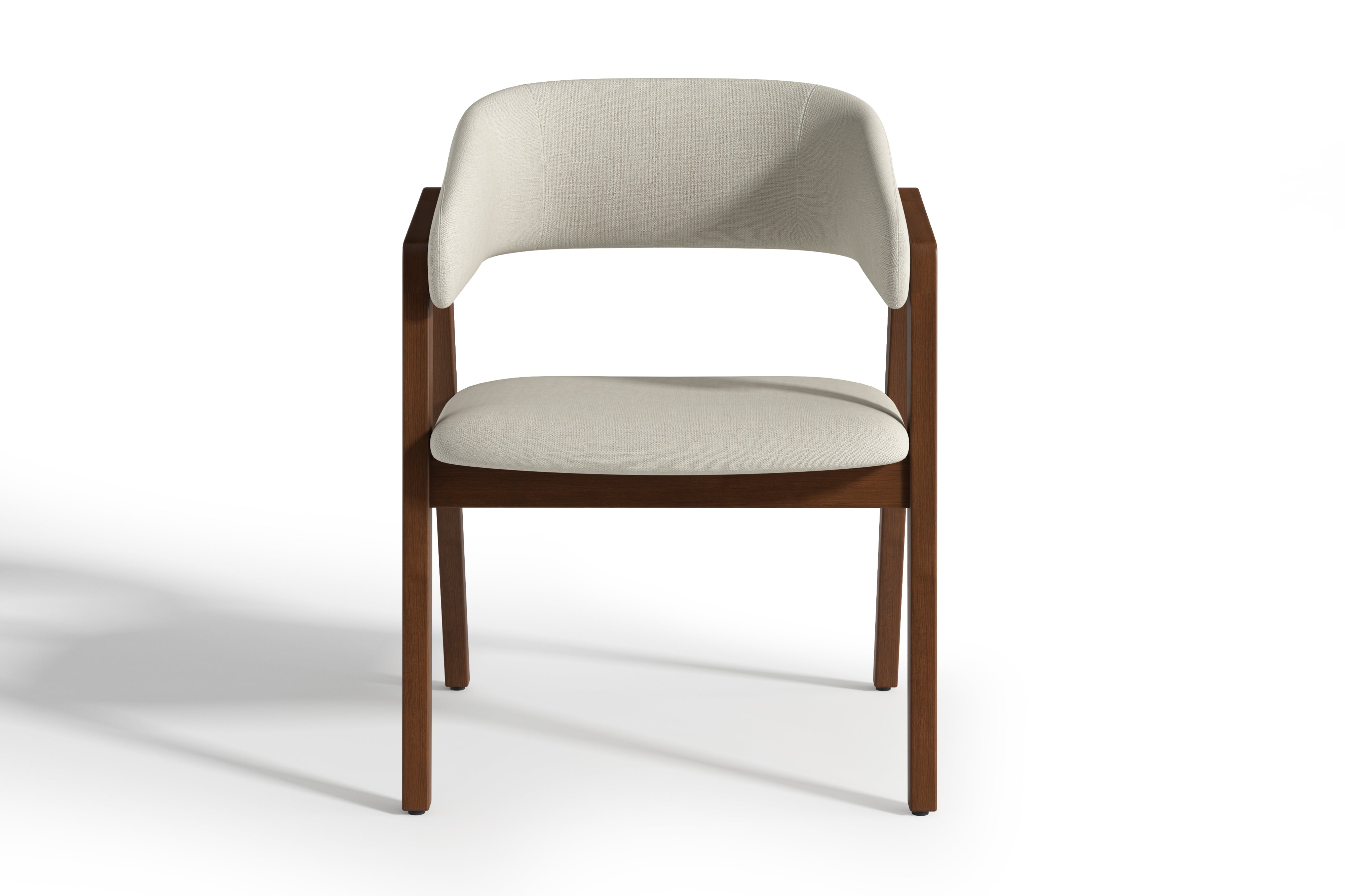 Valencia Mario Wood Dining Chair, Beige