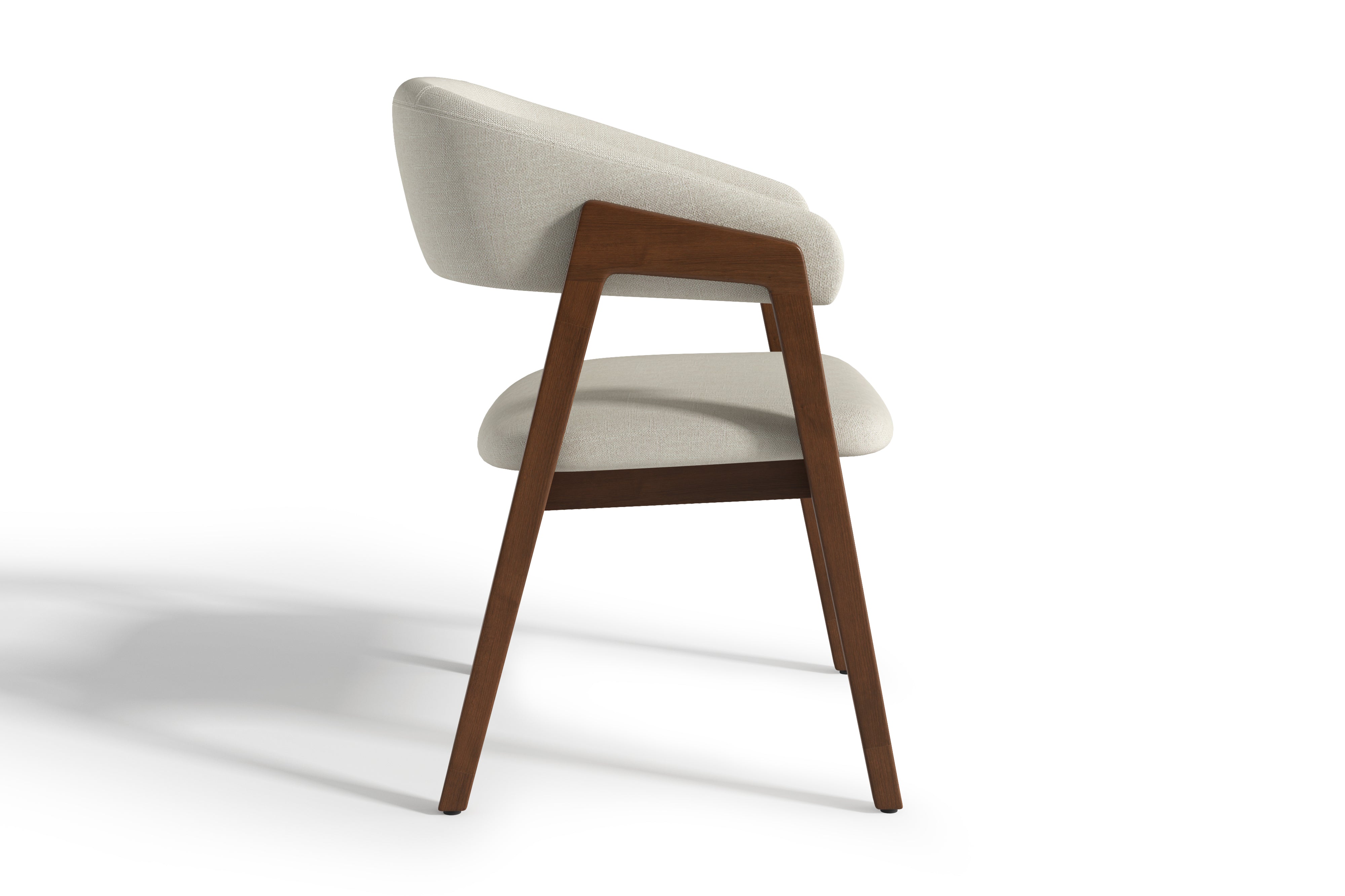 Valencia Mario Wood Dining Chair, Beige