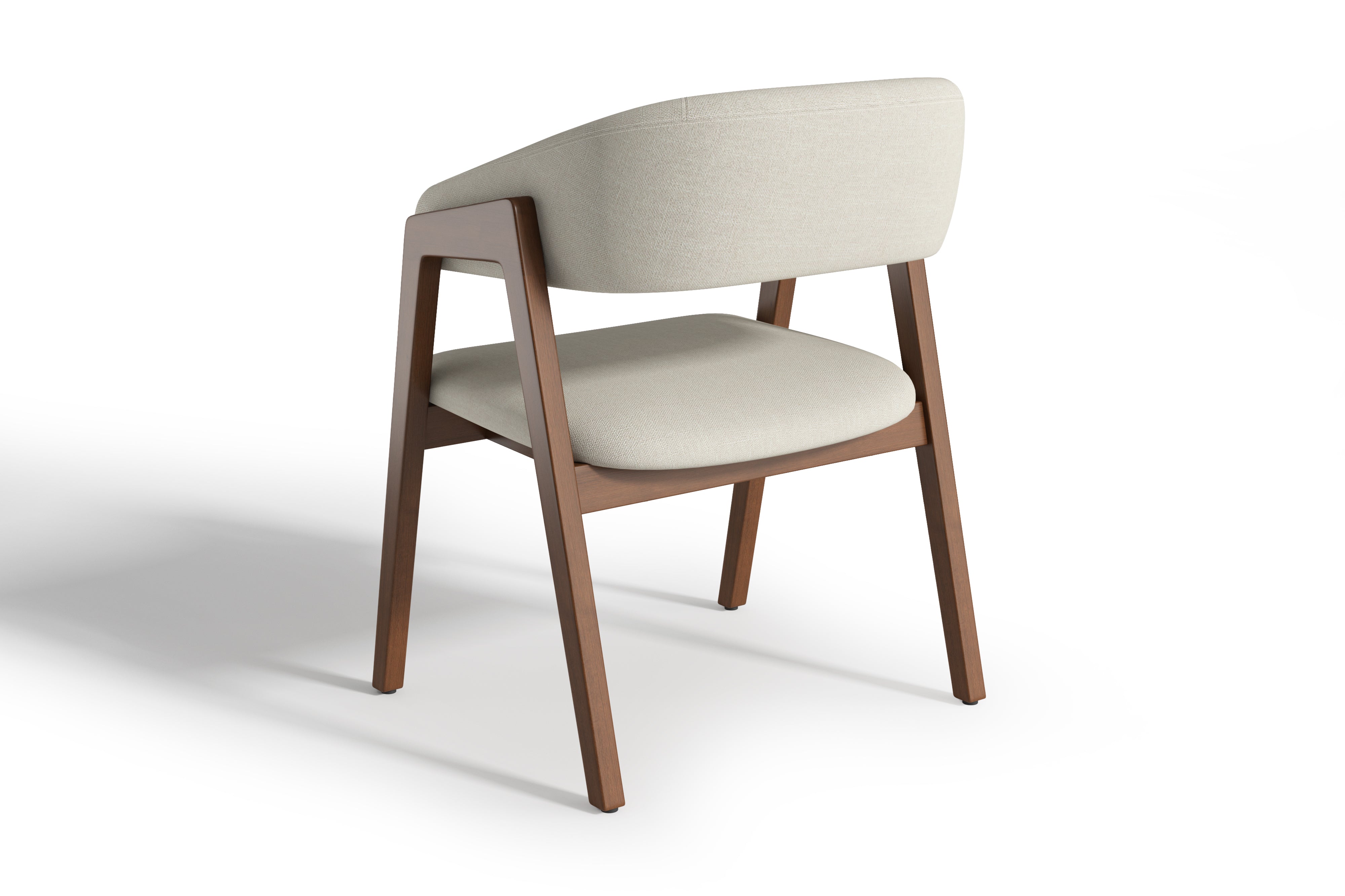 Valencia Mario Wood Dining Chair, Beige