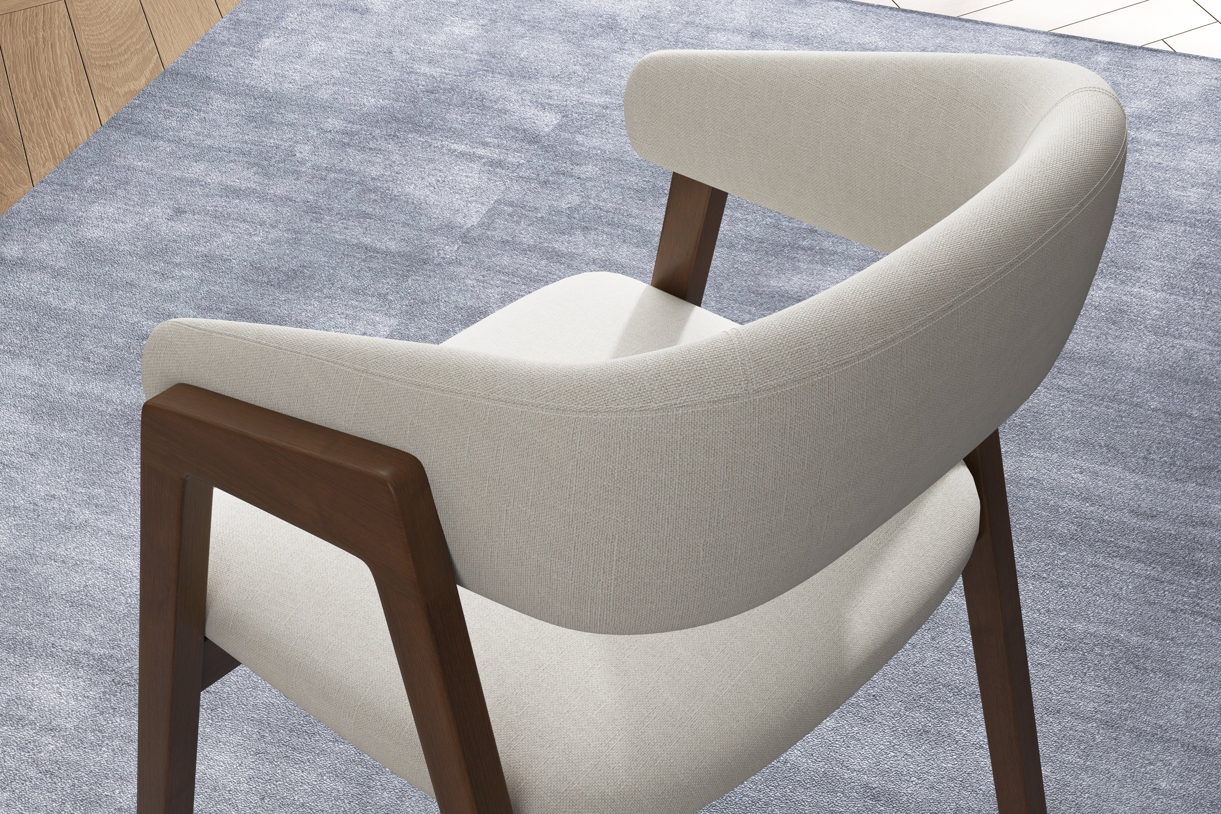 Valencia Mario Wood Dining Chair, Beige