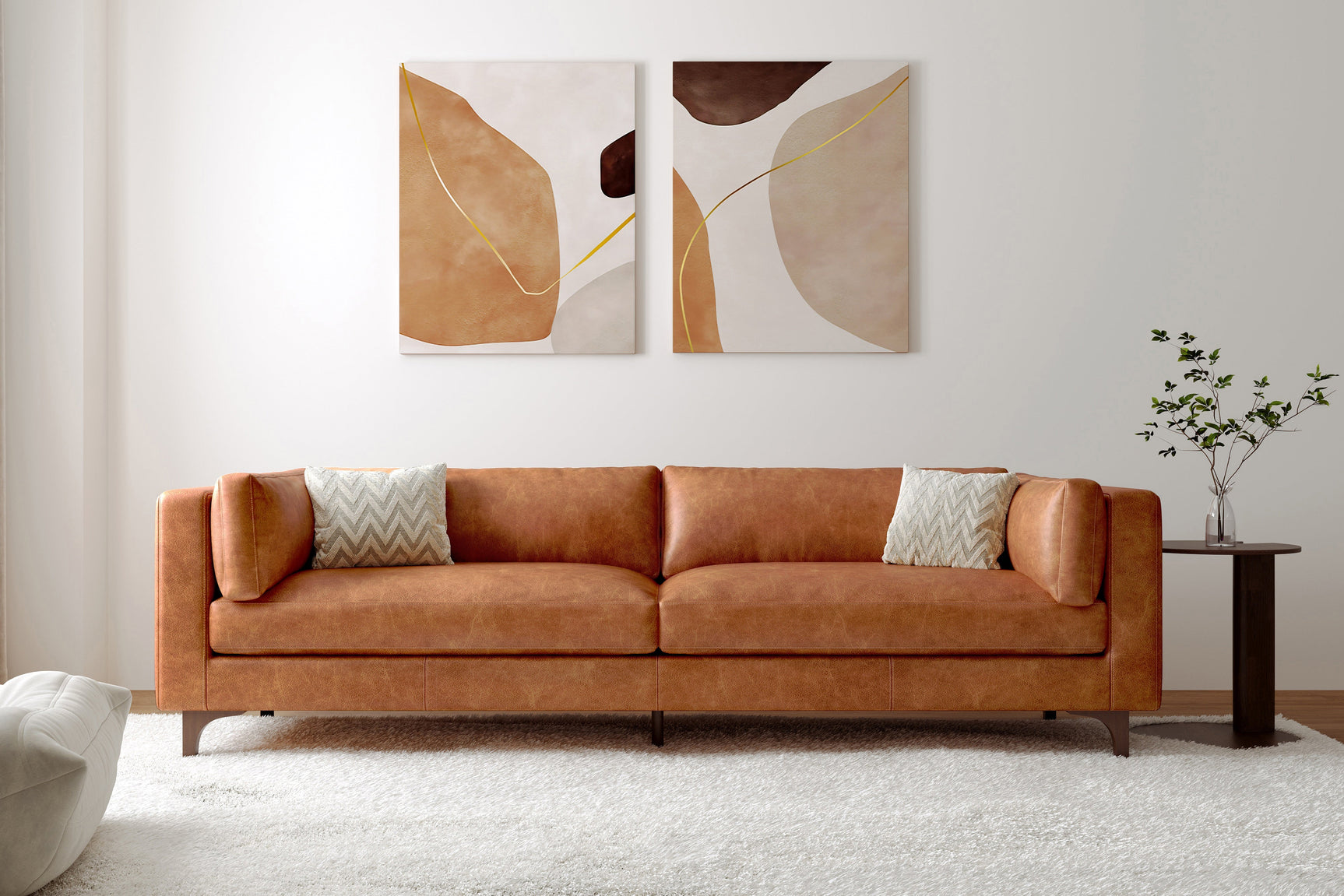 Mary Leather Sofa
