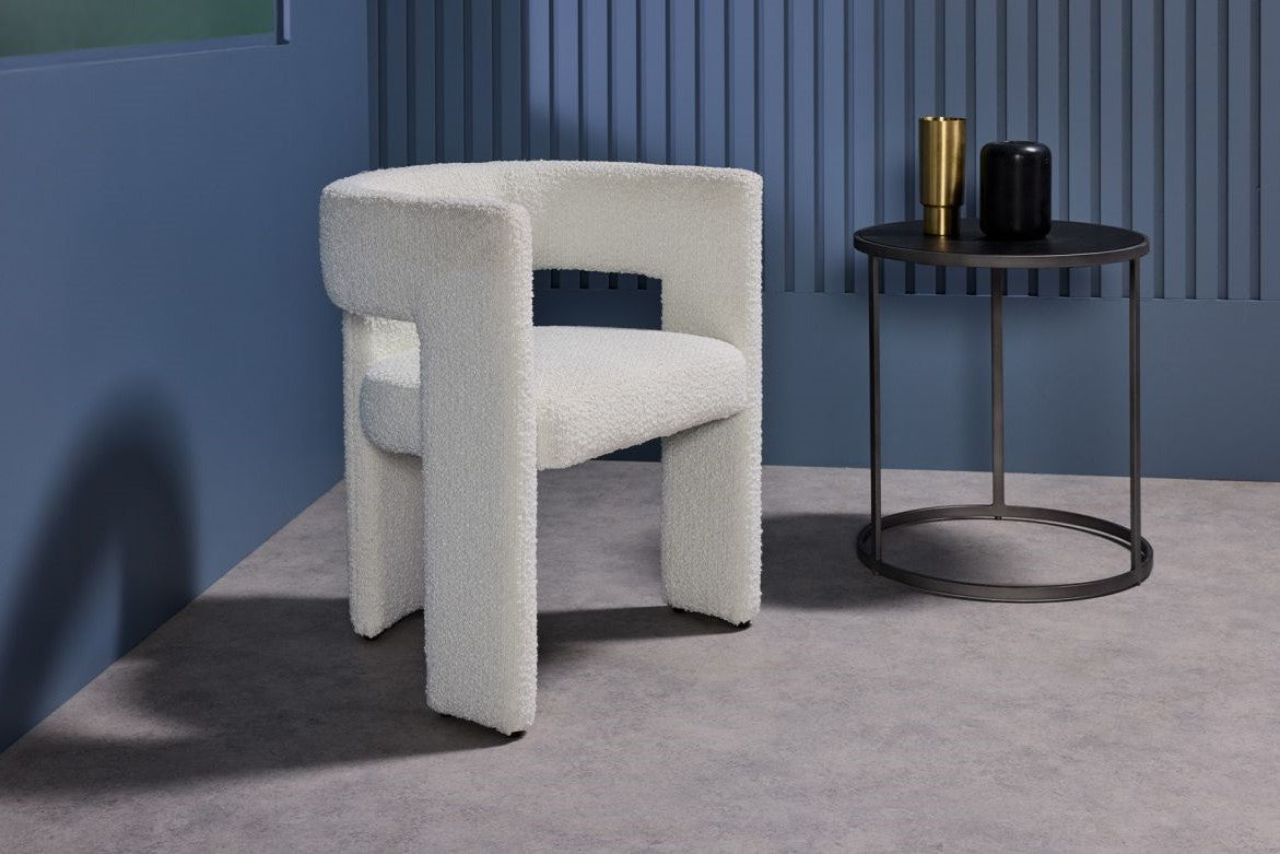 Valencia Aisha Fabric Dining Chair, White