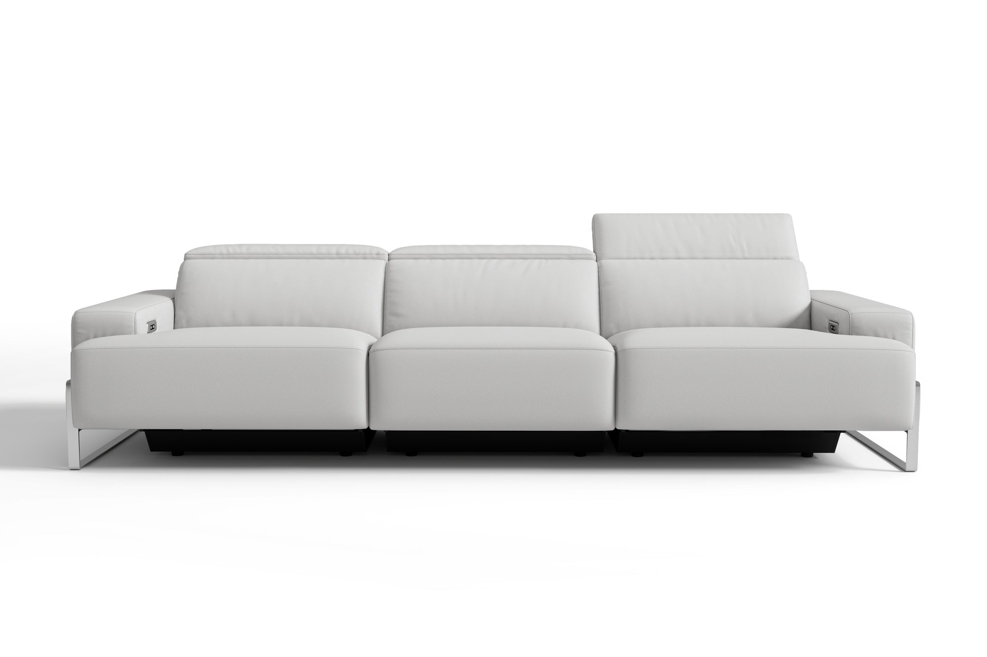 Melania Leather Reclining Sofa