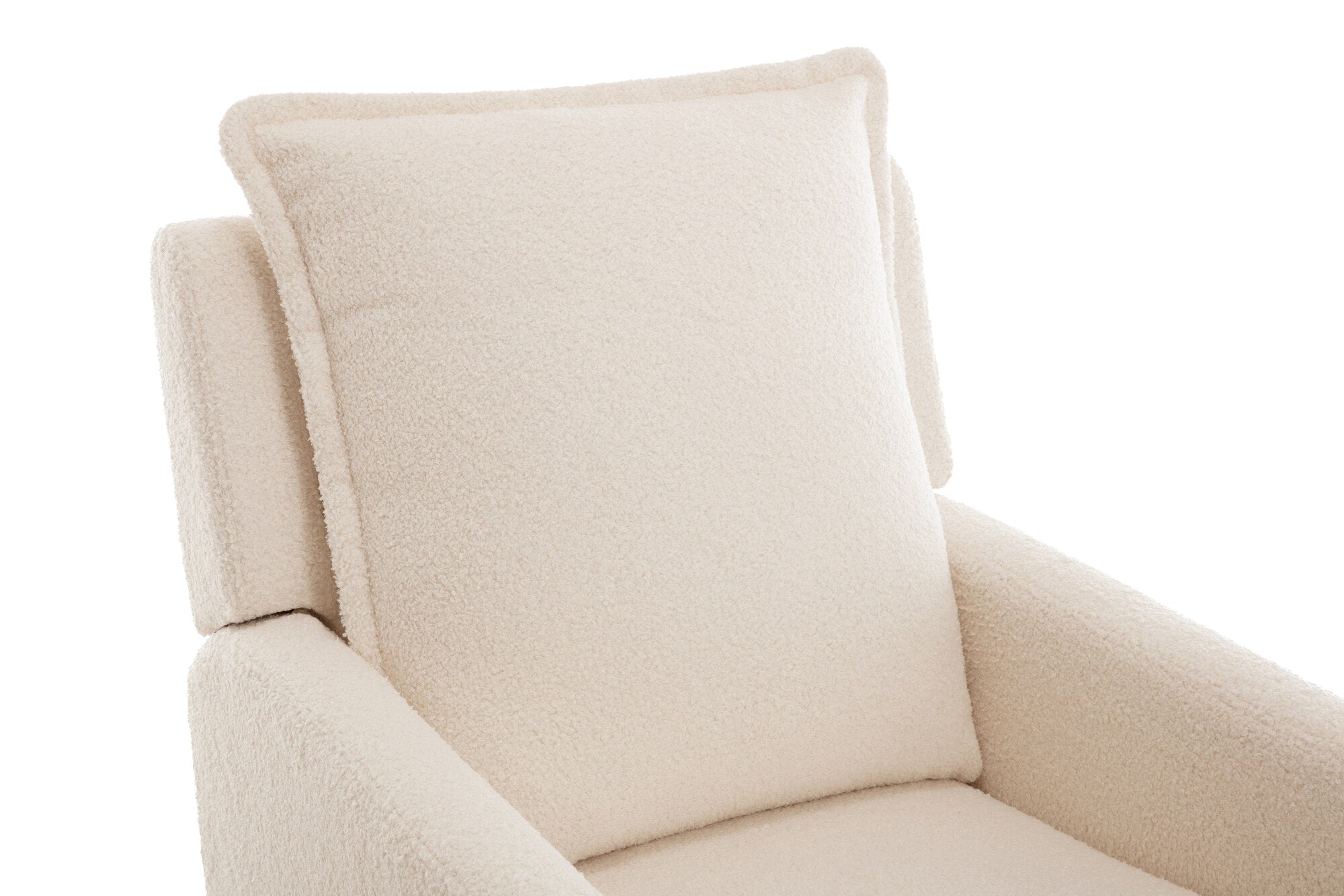 Valencia Milo Sheepskin Swivel Recliner Chair, Beige