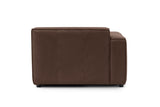 Nathan Leather Left Chaise Sofa Module