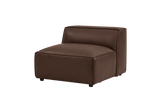 Nathan Leather Armless Sofa Module