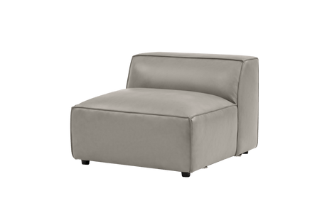 Nathan Leather Armless Sofa Module
