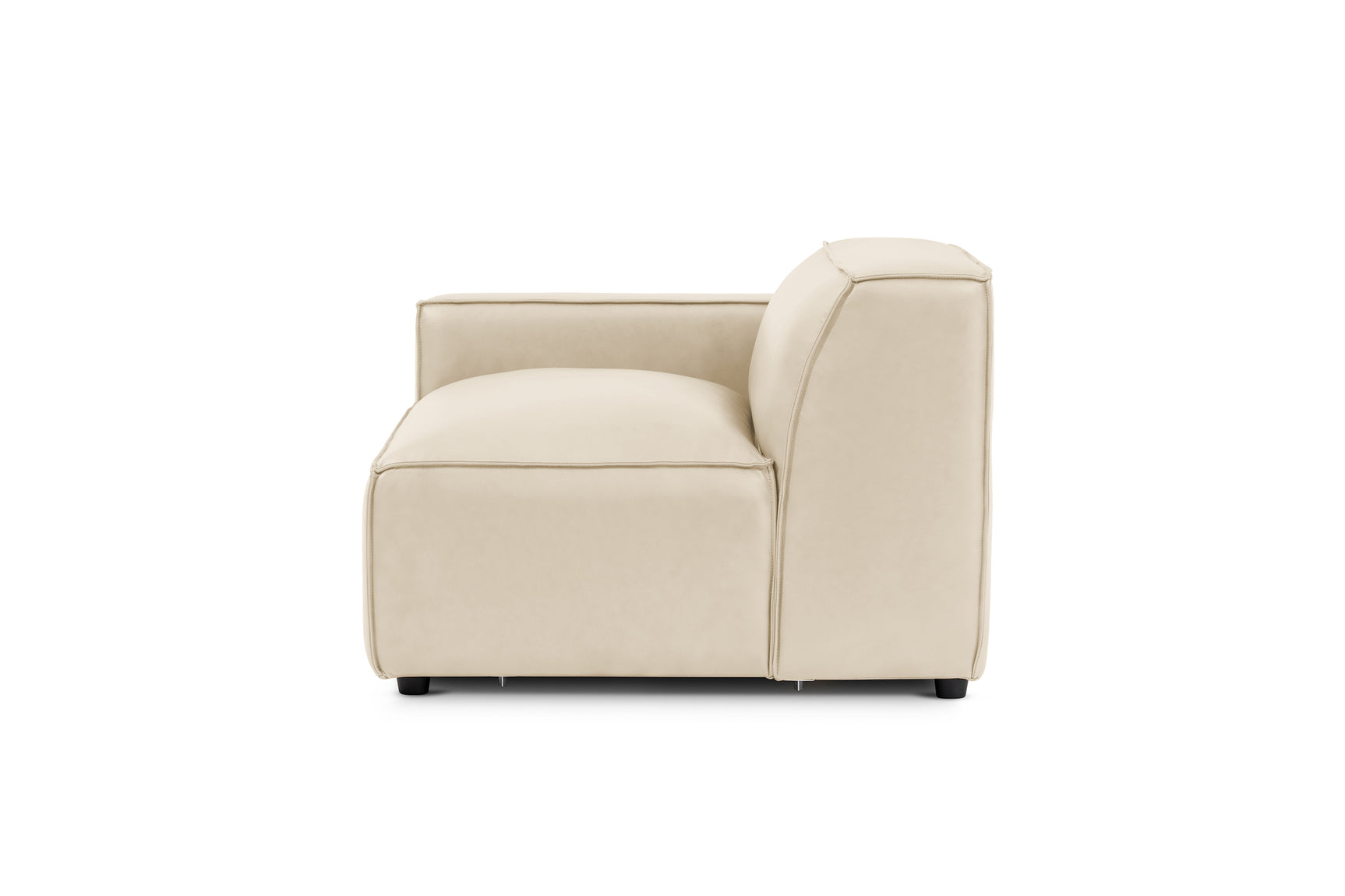 Nathan Leather Left Arm Sofa Module