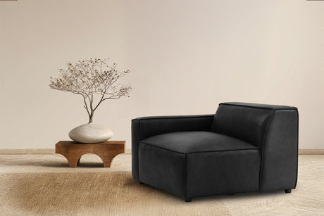 Nathan Leather Left Arm Sofa Module