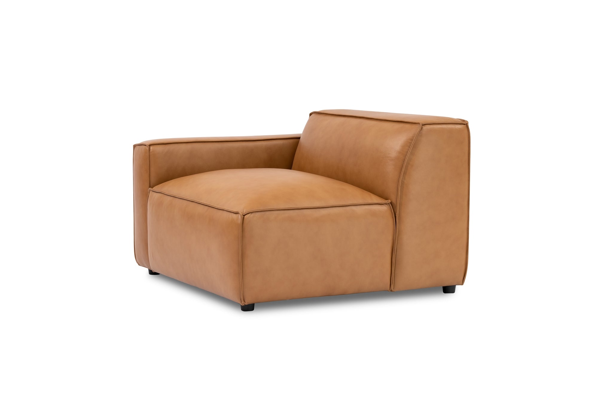 Nathan Leather Left Arm Sofa Module