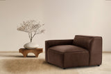 Nathan Leather Left Arm Sofa Module
