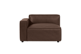 Nathan Leather Left Arm Sofa Module