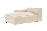 Nathan Leather Left Chaise Sofa Module