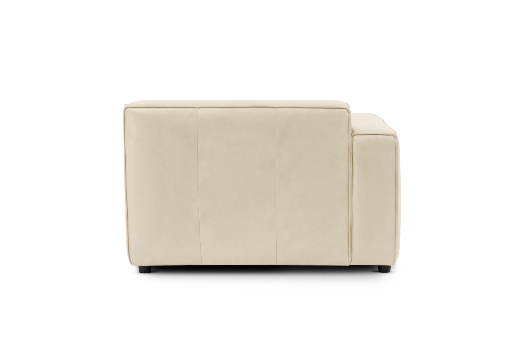 Nathan Leather Left Chaise Sofa Module