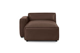 Nathan Leather Left Chaise Sofa Module