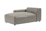Nathan Leather Left Chaise Sofa Module