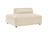 Nathan Leather Left Open-End Sofa Module