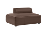 Nathan Leather Left Open-End Sofa Module