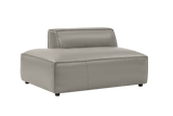 Nathan Leather Left Open-End Sofa Module
