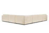 Nathan Leather Modular Corner Sectional Sofa