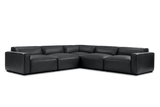 Nathan Leather Modular Corner Sectional Sofa