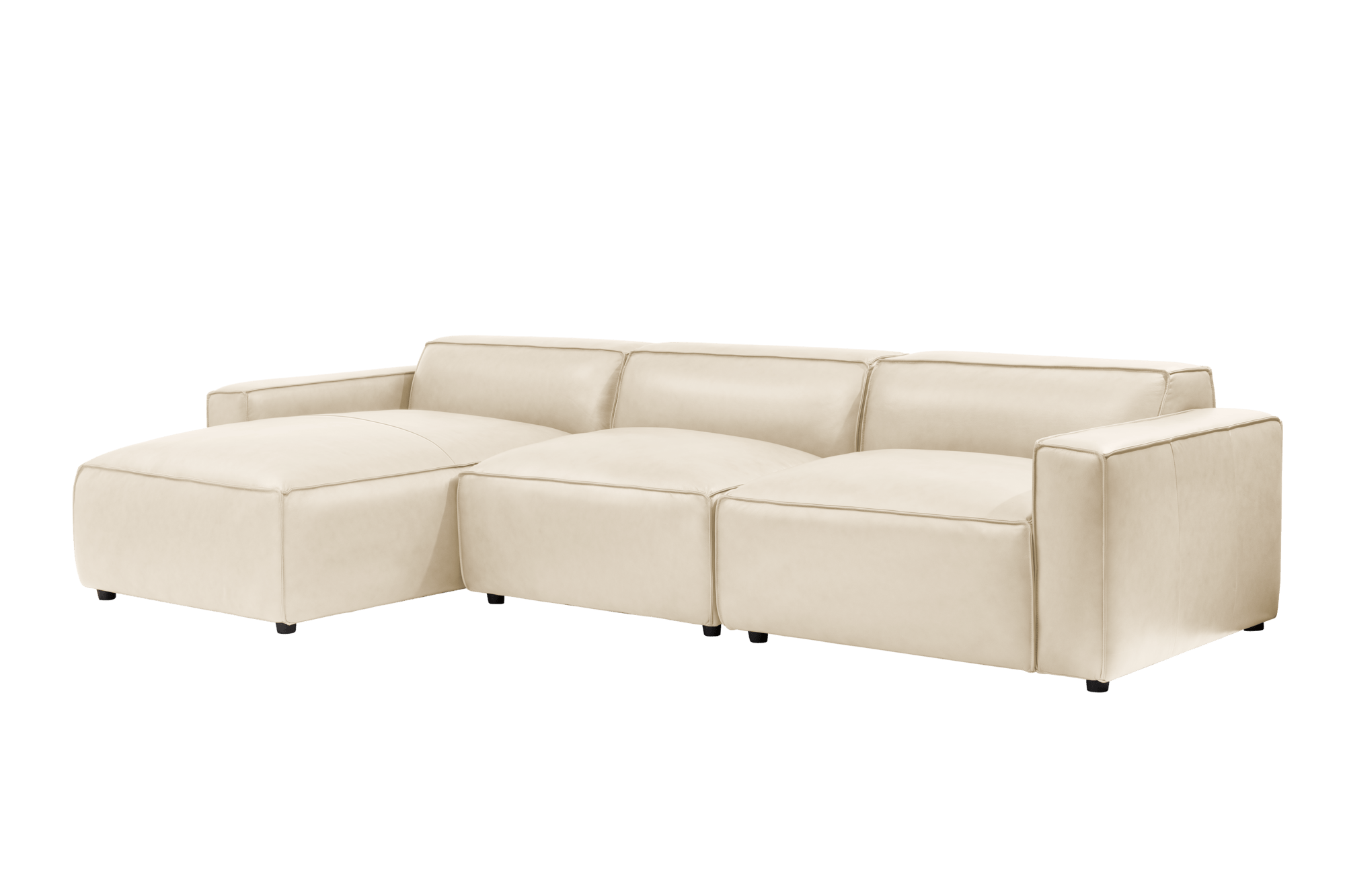 Nathan Leather Modular Sectional Sofa