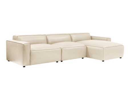 Nathan Leather Modular Sectional Sofa