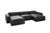 Nathan Leather Modular Sectional Sofa